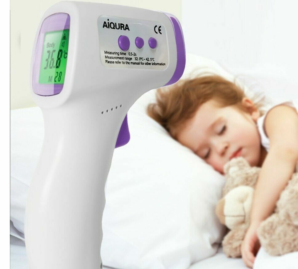 خرید ویژه تب سنج دیجیتالی تفنگی لیزری Aique مدل HL _ E31  + فروش عمده